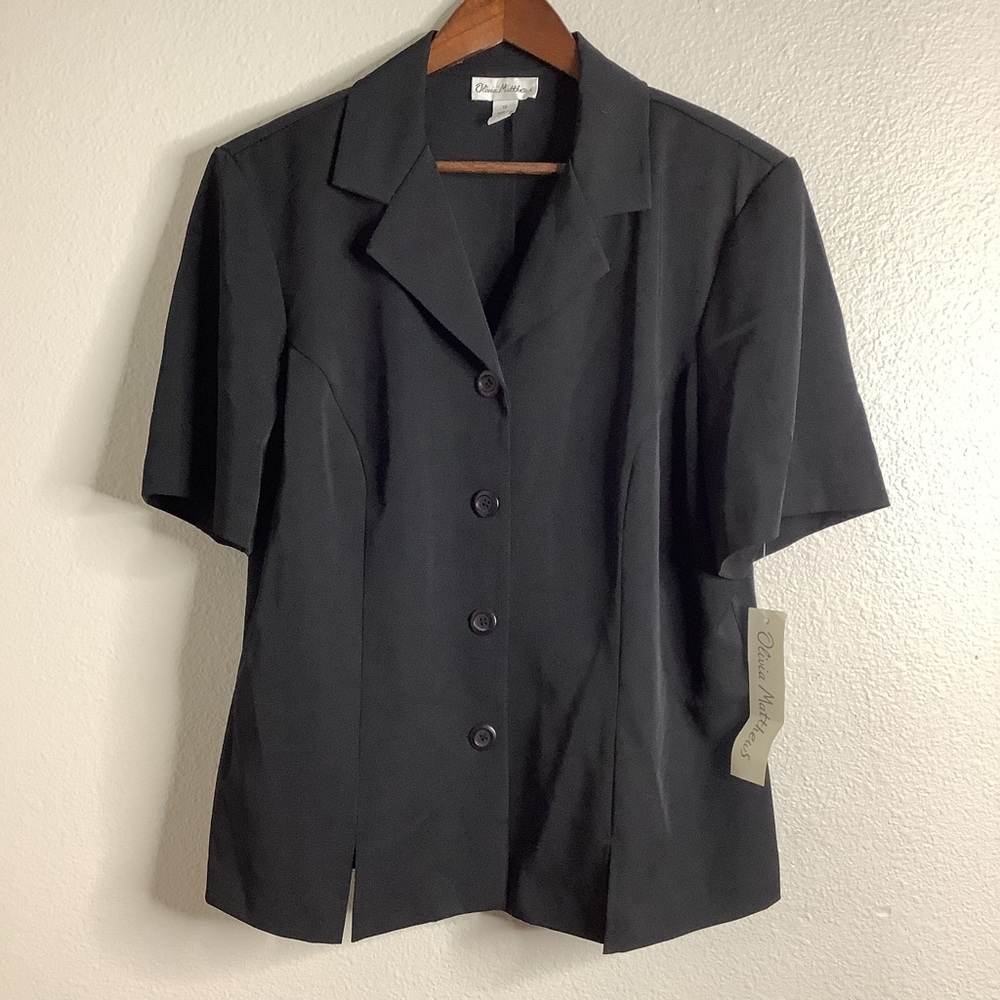 Olivia Matthews Elegant Black Blazer